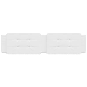 Cuscino Testiera Zadar Bianco 200 cm in Similpelle 374884