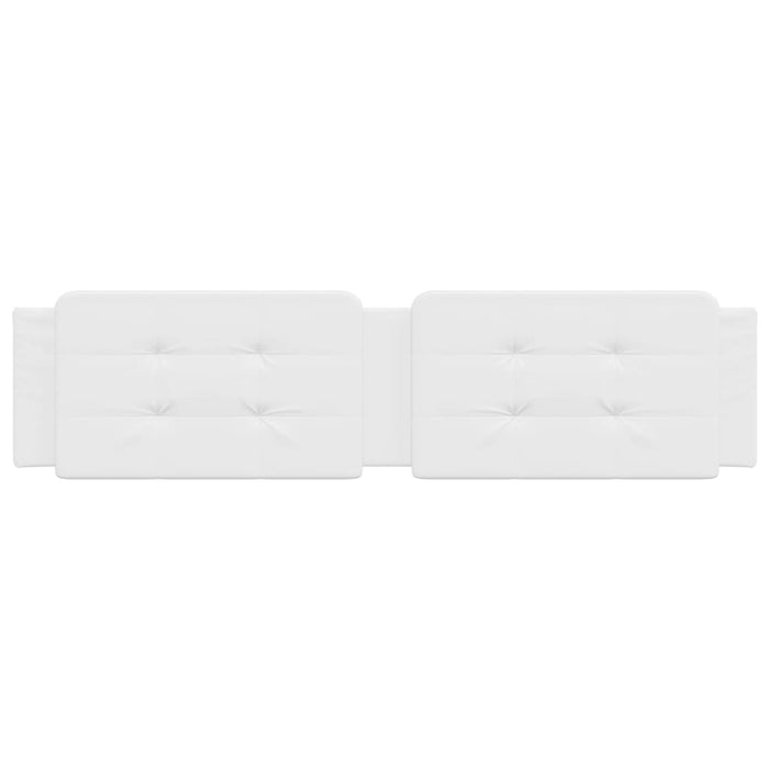 Cuscino Testiera Zadar Bianco 200 cm in Similpelle 374884