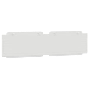 Cuscino Testiera Zadar Bianco 200 cm in Similpelle 374884