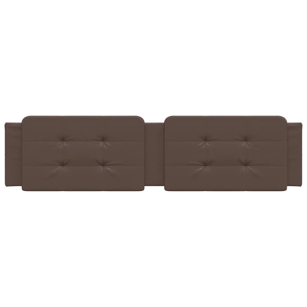 Cuscino Testiera Zadar Marrone 200 cm in Similpelle 374885