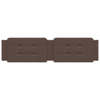 Cuscino Testiera Zadar Marrone 200 cm in Similpelle 374885