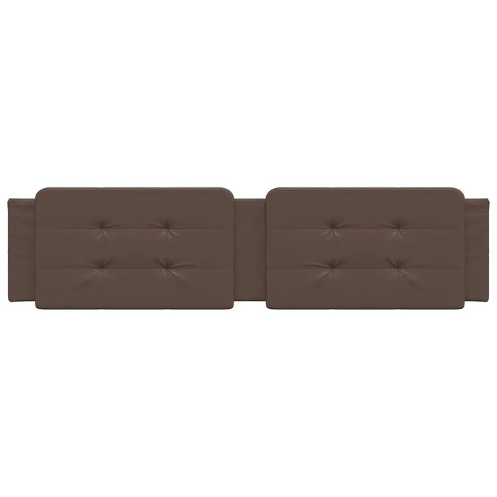 Cuscino Testiera Zadar Marrone 200 cm in Similpelle 374885