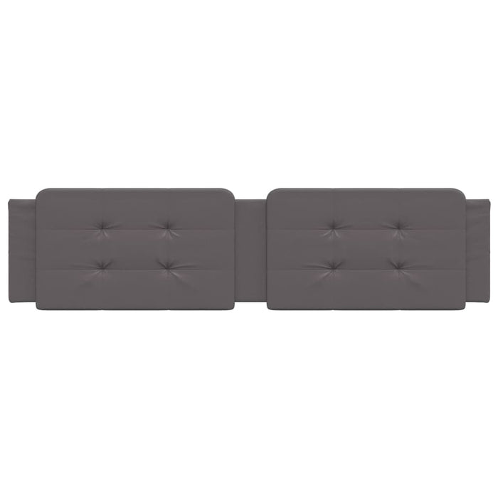 Cuscino Testiera Zadar Grigio 200 cm in Similpelle 374886