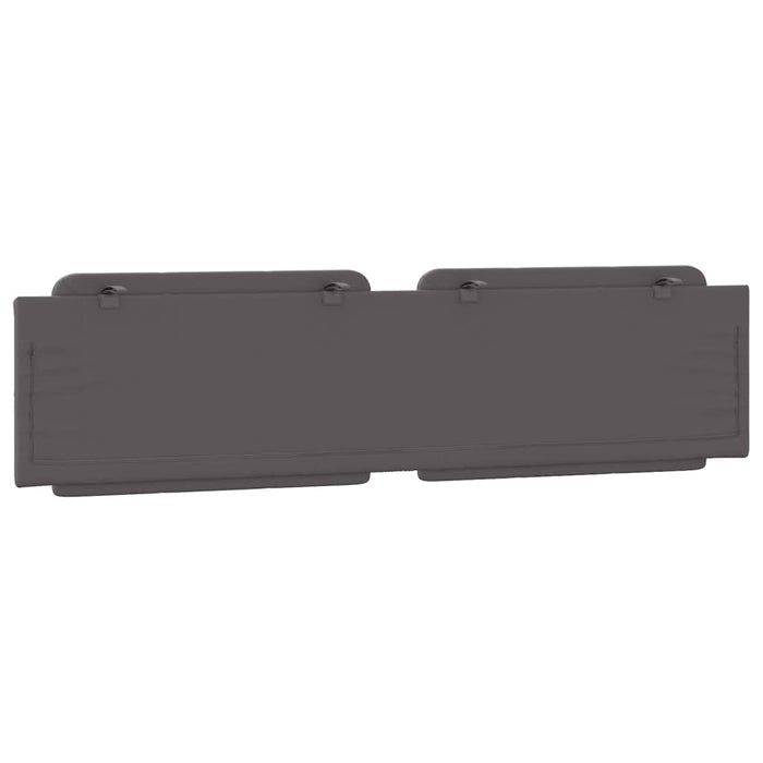 Cuscino Testiera Zadar Grigio 200 cm in Similpelle 374886