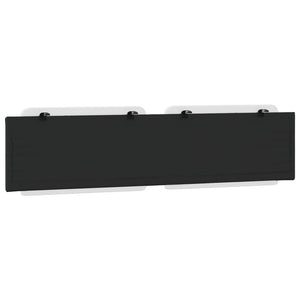 Cuscino Testiera-Cuscino per Testiera Zadar Nero e Bianco 200 cm in Similpelle