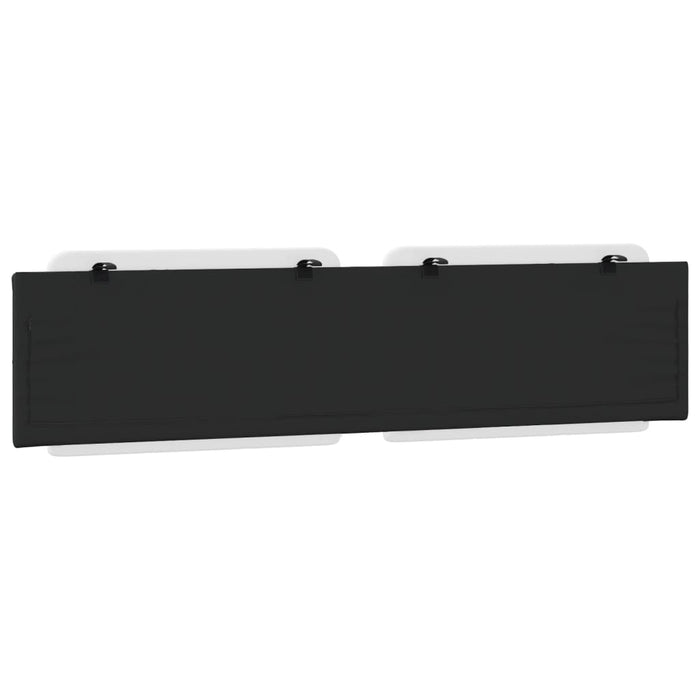 Cuscino Testiera-Cuscino per Testiera Zadar Nero e Bianco 200 cm in Similpelle