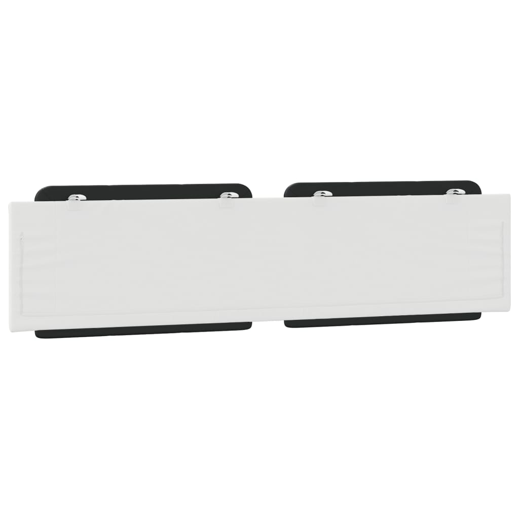 Cuscino Testiera Zadar Nero e Bianco 200 cm in Similpelle 374889