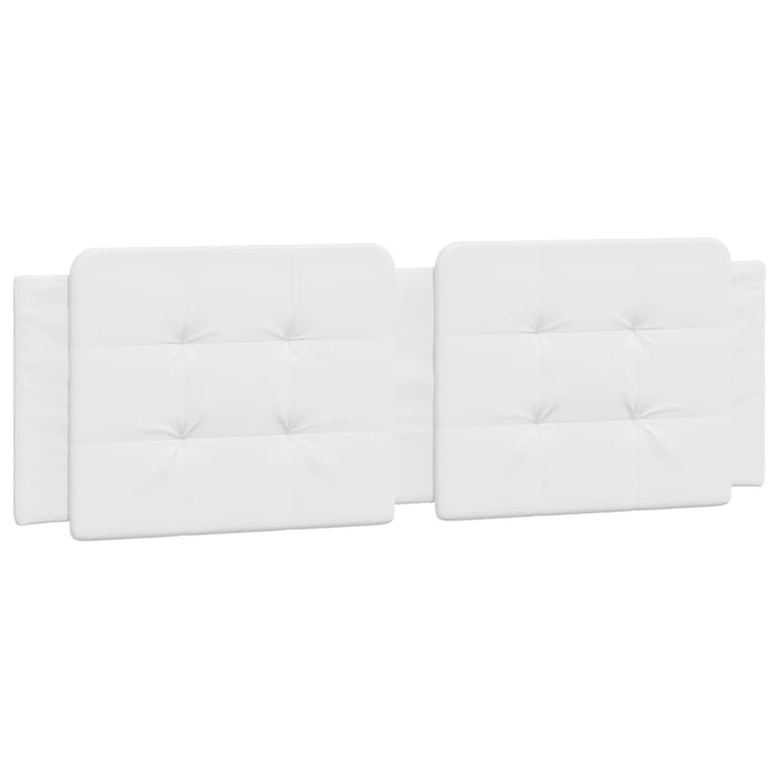 vidaXL Cuscino Testiera Bianco 152 cm in Similpelle