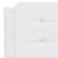 vidaXL Cuscino Testiera Bianco 152 cm in Similpelle