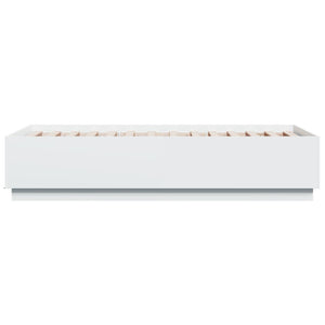 Giroletto con Luci LED Bianco 75x190 cm in Legno Multistrato 3209667
