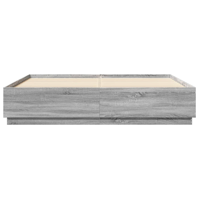 Giroletto Grigio Sonoma 180x200 cm in Legno Multistrato 3209686