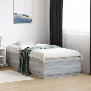 Giroletto senza Materasso-Struttura Letto Rovere Sonoma 90x190 cm 302203