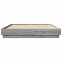 Giroletto con Luci LED Grigio Sonoma 150x200 cm 3209791