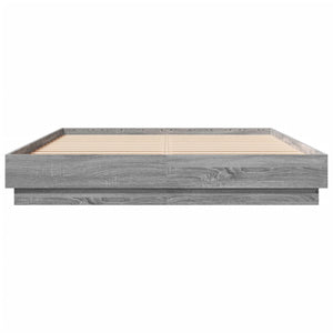 Giroletto con Luci LED Grigio Sonoma 150x200 cm 3209791