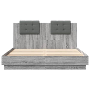 Giroletto Testiera Grigio Sonoma 150x200 cm Legno Multistrato 3209917