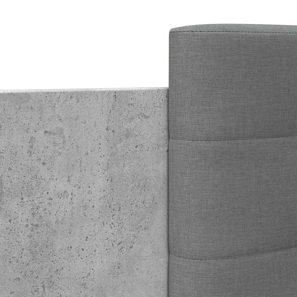 Giroletto Testiera Grigio Cemento 90x200 cm Legno Multistrato 3209943