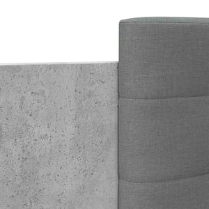 Giroletto Testiera Grigio Cemento 90x200 cm Legno Multistrato 3209943