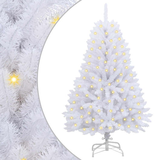 Albero di Natale artificiale Bianco 120 cm PVC e Metallo 3210079