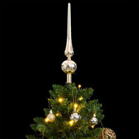 Albero Natale Incernierato con 150 LED e Palline 120 cmcod mxl 84000