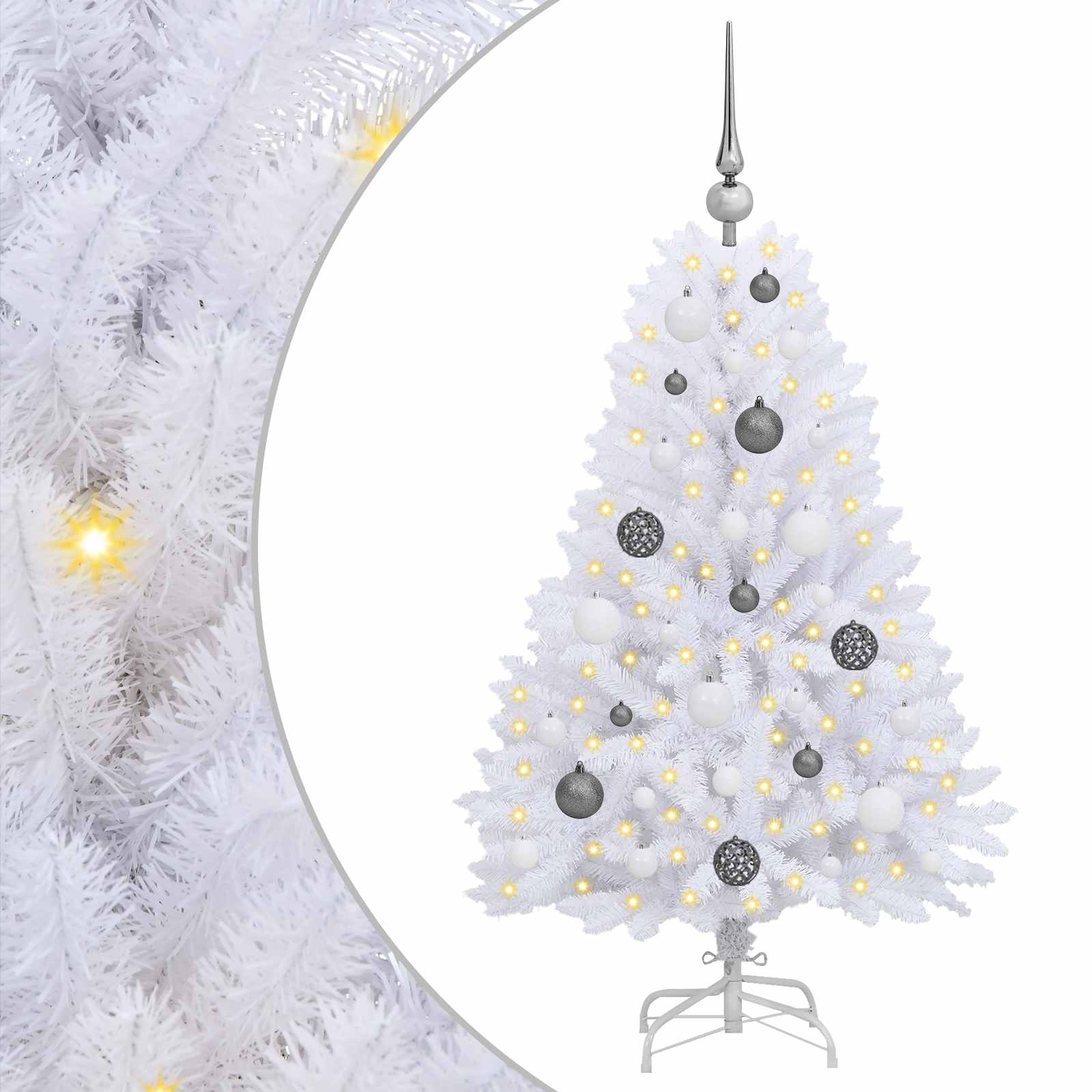 Albero di Natale artificiale 68 x 68 x 120 cm PVC e Metallo 3210103