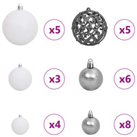 Albero di Natale artificiale 68 x 68 x 120 cm PVC e Metallo 3210103