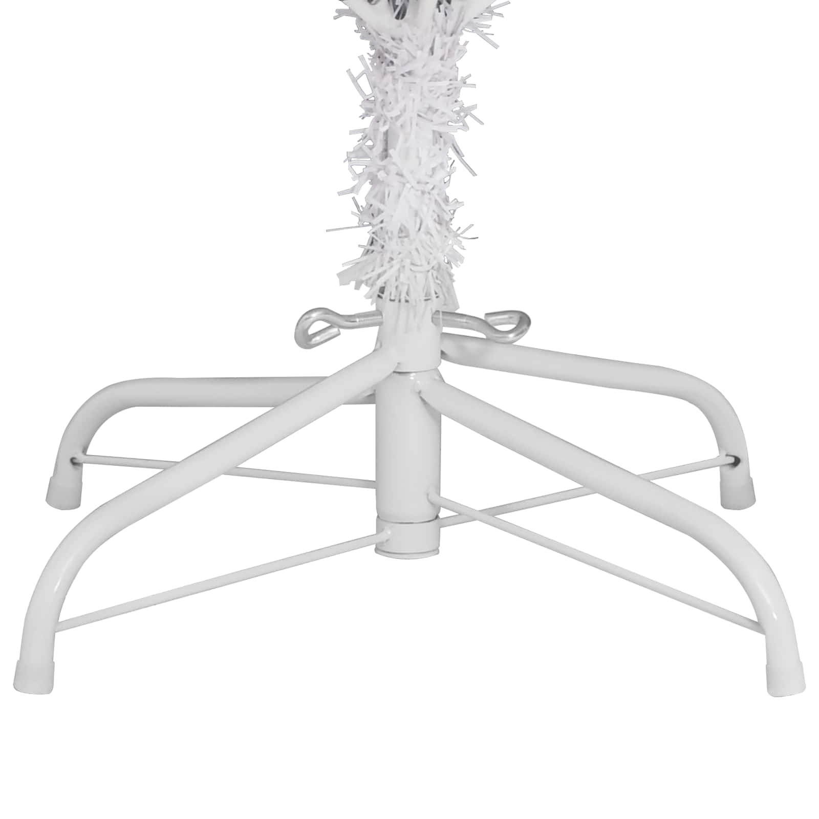 Albero di Natale artificiale Bianco 240 cm PVC e Metallo 3210117