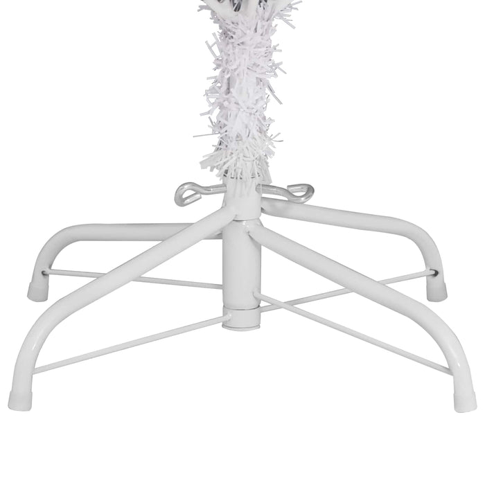 Albero di Natale artificiale Bianco 240 cm PVC e Metallo 3210117