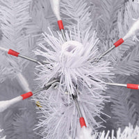 Albero di Natale artificiale Bianco 240 cm PVC e Metallo 3210117