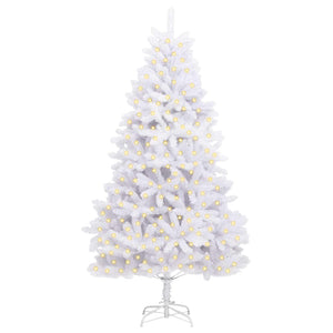 Albero di Natale artificiale Bianco 240 cm PVC e Metallo 3210117