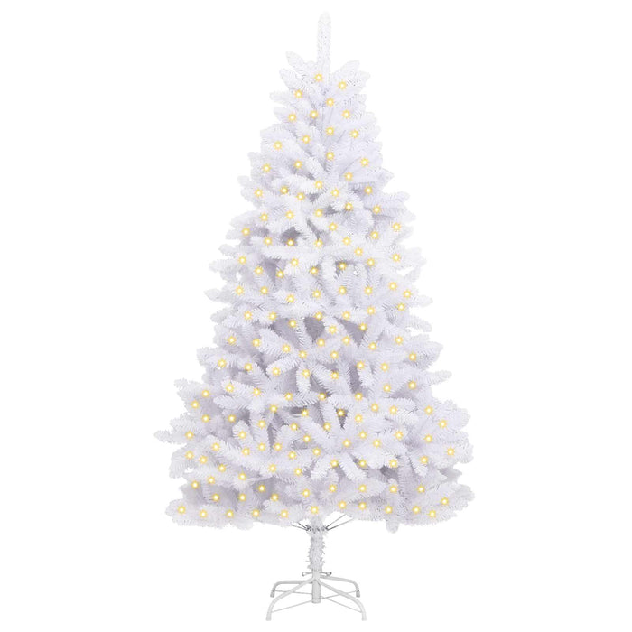 Albero di Natale artificiale Bianco 240 cm PVC e Metallo 3210117