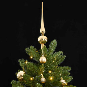 Albero Natale Incernierato con 300 LED e Palline 300 cm 3210132