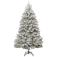 Albero Natale Incernierato con 300 LED e Palline 210 cm 3210139