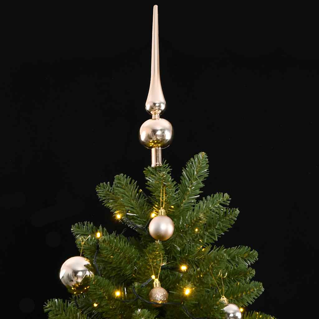Albero Natale Artificiale Incernierato 300 LED e Palline 270 cm 3210149