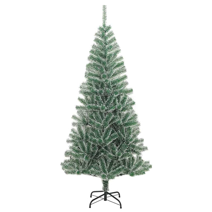 Albero di Natale Artificiale con 300 LED Palline e Neve 210 cm 3210162