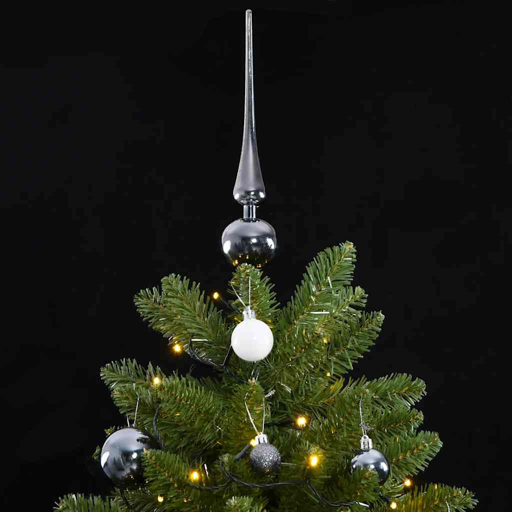 vidaXL Albero Natale Incernierato con 300 LED e Palline 300 cm
