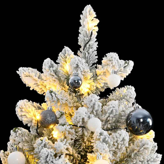 Albero Natale Incernierato con 300 LED e Palline 240 cmcod mxl 108269
