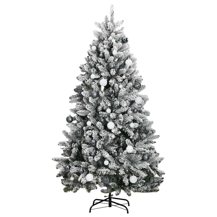 Albero Natale Artificiale Incernierato 300 LED e Palline 270 cm 3210177