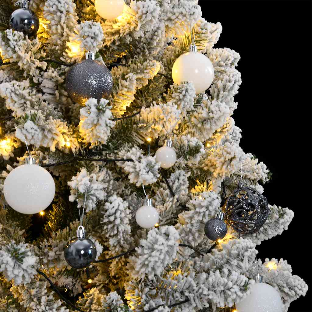 vidaXL Albero Natale Incernierato con 300 LED e Palline 300 cm