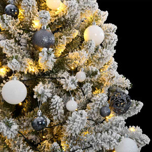 Albero Natale Incernierato con 300 LED e Palline 300 cm 3210178