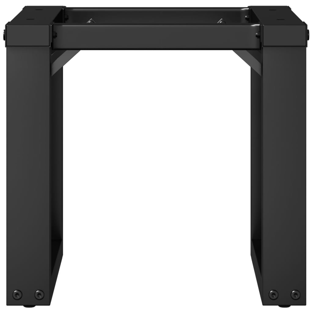 Telaio Gambe a O per Tavolino da Salotto 40x40x33 cm in Acciaio 357869