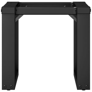 Telaio Gambe a O per Tavolino da Salotto 40x40x33 cm in Acciaio 357869