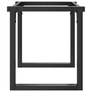 Telaio Gambe a O per Tavolino da Salotto 90x30x43 cm in Ghisa 357877