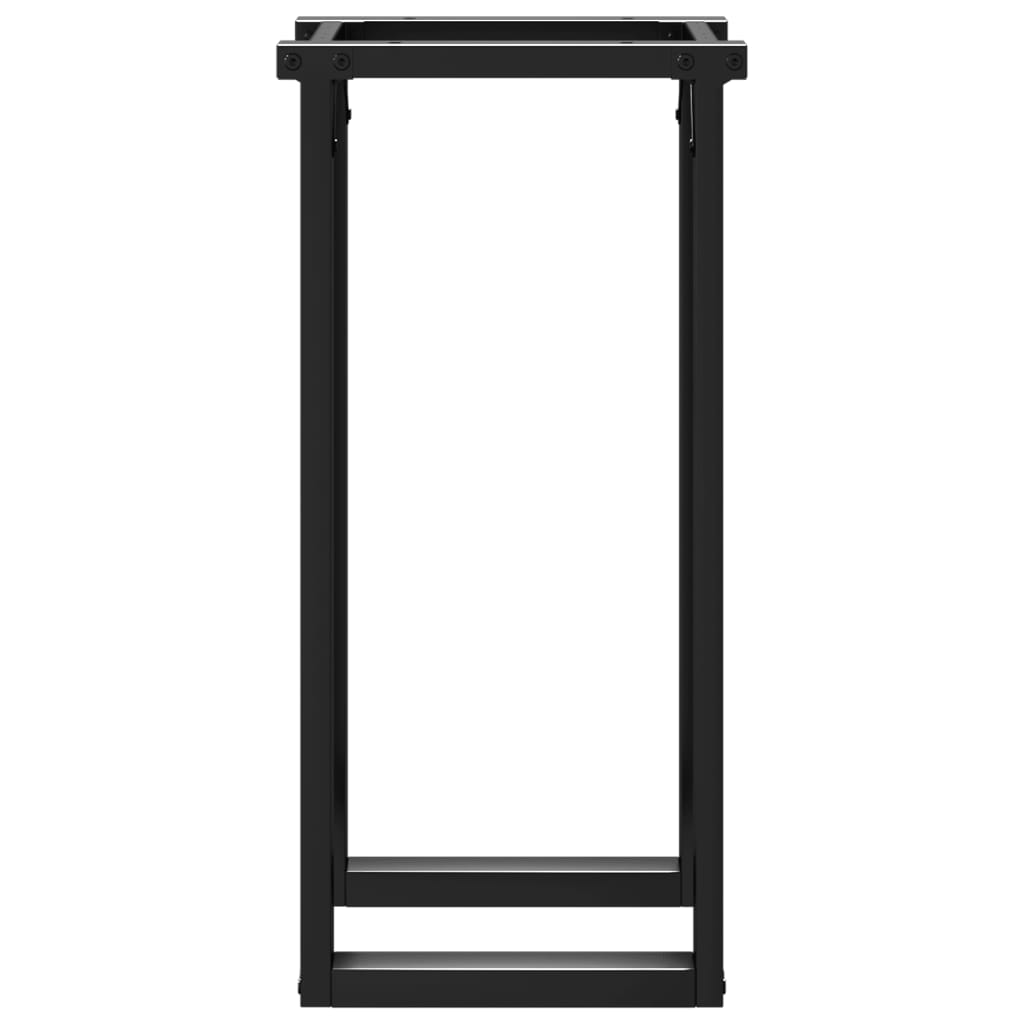 Telaio Gambe a O per Tavolo da Pranzo 40x40x73 cm in Acciaio 357879