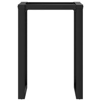Telaio Gambe a O per Tavolo da Pranzo 60x50x73 cm in Acciaio