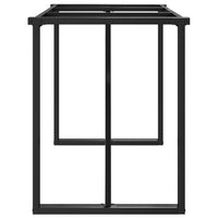 Telaio Gambe a O per Tavolo da Pranzo 140x60x73 cm in Acciaio 357887