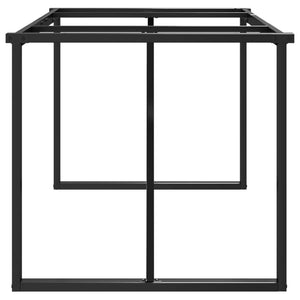 Telaio Gambe a O per Tavolo da Pranzo 160x80x73 cm in Acciaio