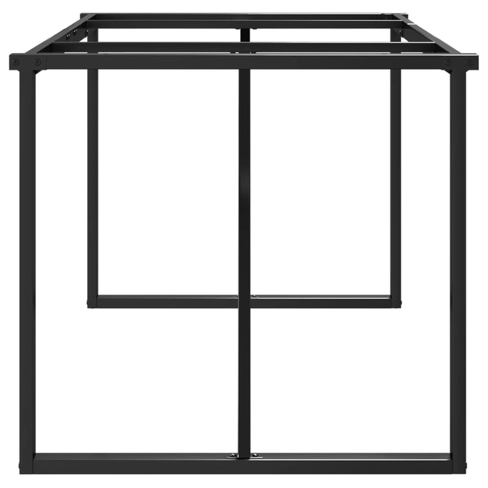 Telaio Gambe a O per Tavolo da Pranzo 160x80x73 cm in Acciaio
