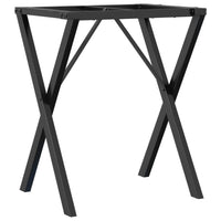 Telaio Gambe a O per Tavolo da Pranzo 40x40x73 cm in Acciaio 357906