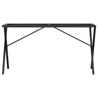 Telaio Gambe a X per Tavolo da Pranzo 120x60x73 cm in Acciaio