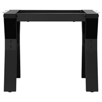 Telaio Gambe a Y per Tavolino da Salotto 40x40x33 cm in Acciaio